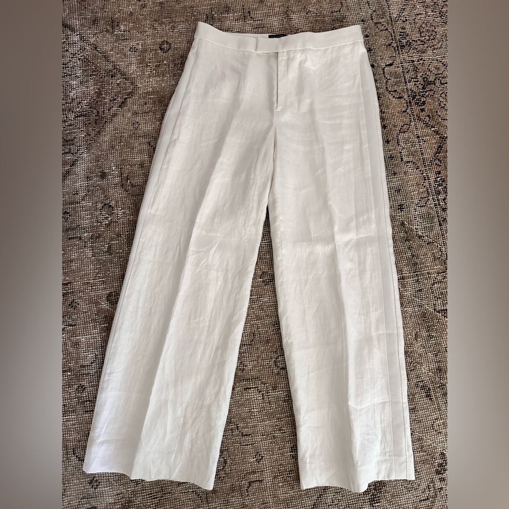 New with tags, banana, republic collection, linen tuxedo pants 12